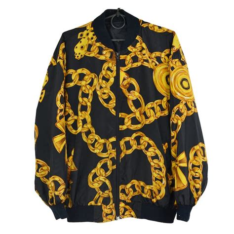 versace chain jacket